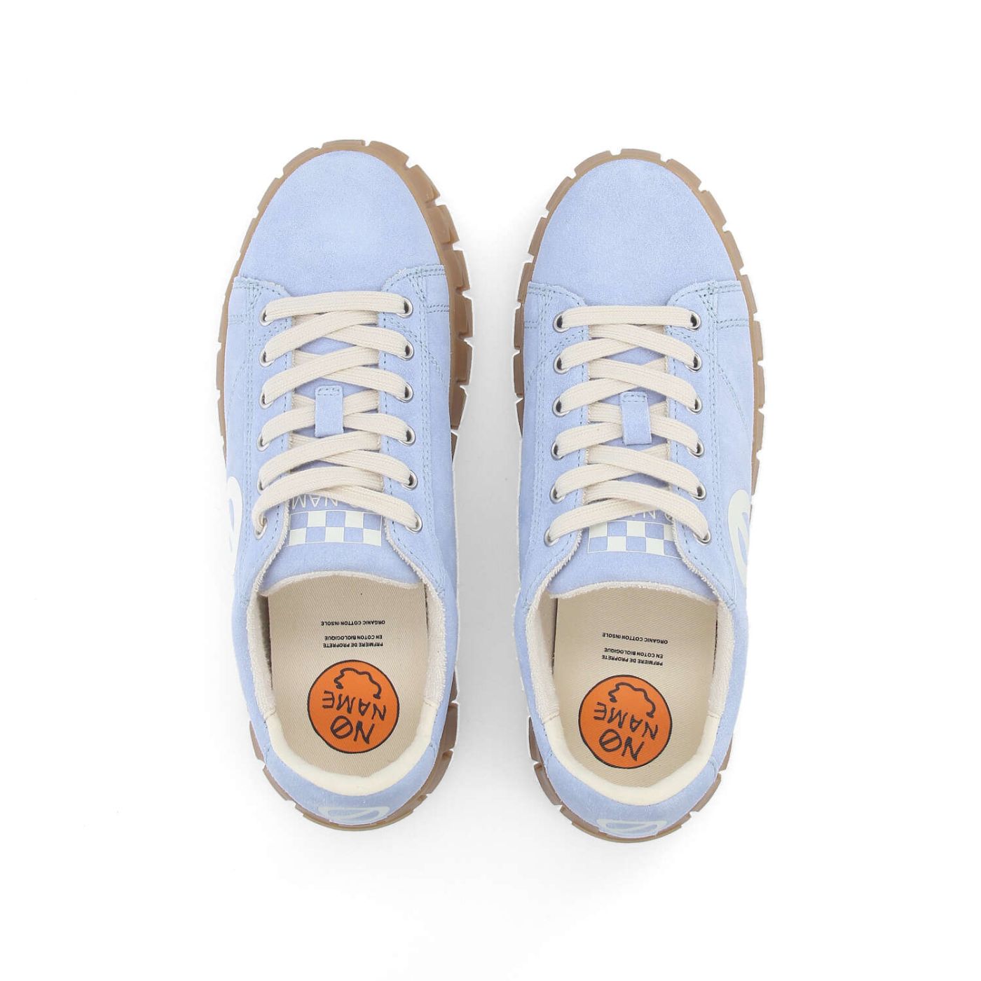 PLAY SNEAKER W - SUEDE/PRINT - BLEU/BLANC CASSE